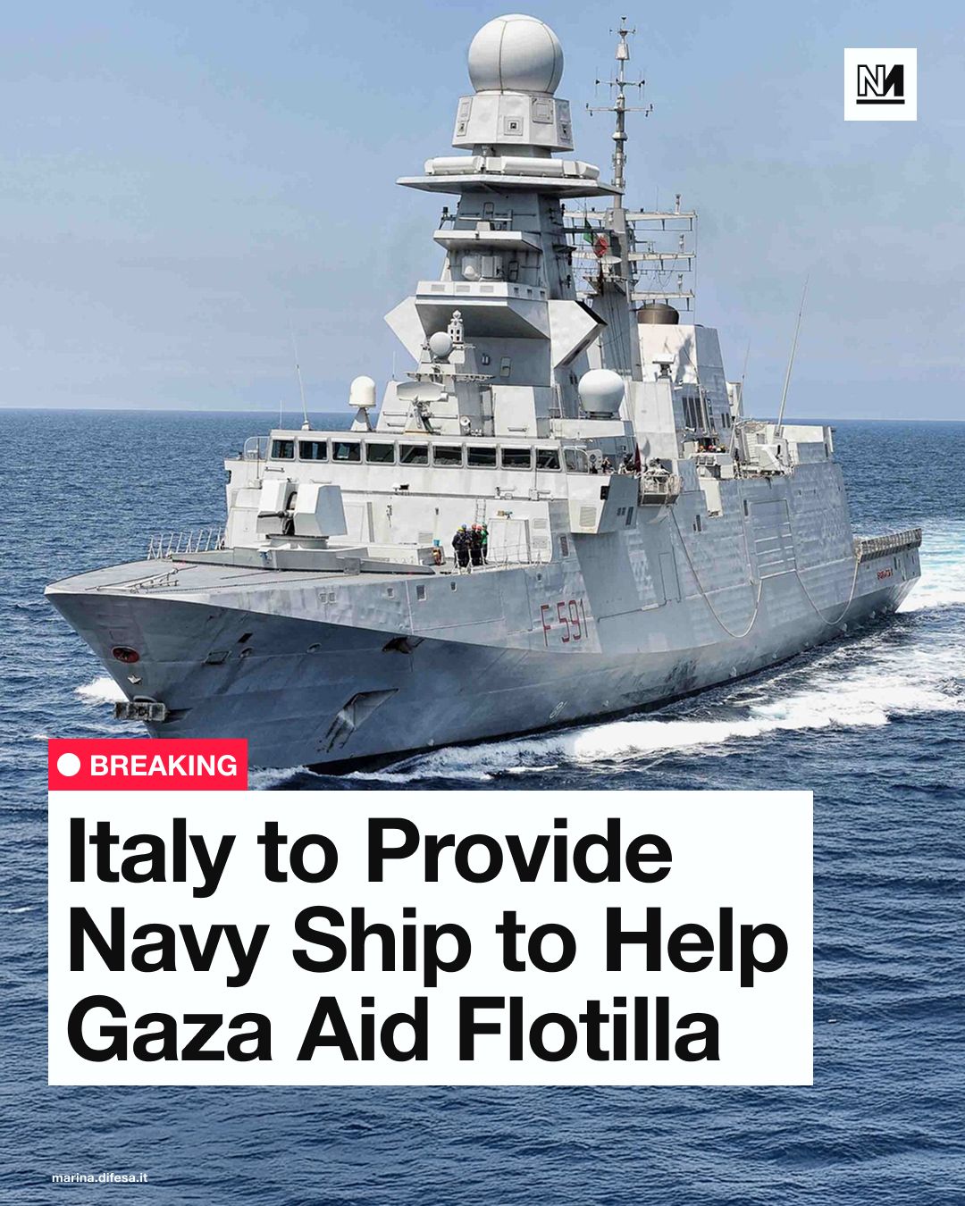 Image for the event titled: Italy send a military Vessel on September 24