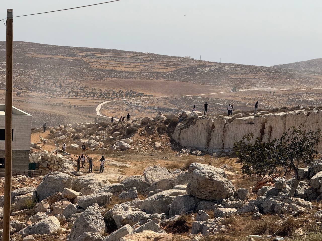 Image for the event titled: Dozens of armed Israeli settlers attacking Deir Jarir