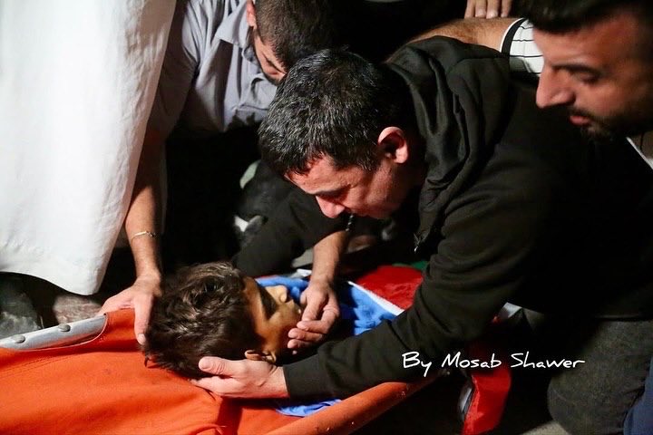 Image for the event titled: The funeral of Mohammed Bahjat Al-Hallaq (Photo by Mosab Shawer)