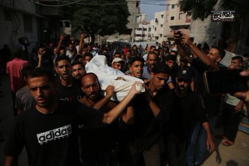 Image for the event titled: Mohammed Qraiqea's funeral procession