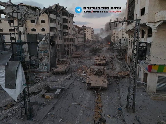Image for the event titled: Sep 17: Israeli tanks at the northern edged of Gaza City