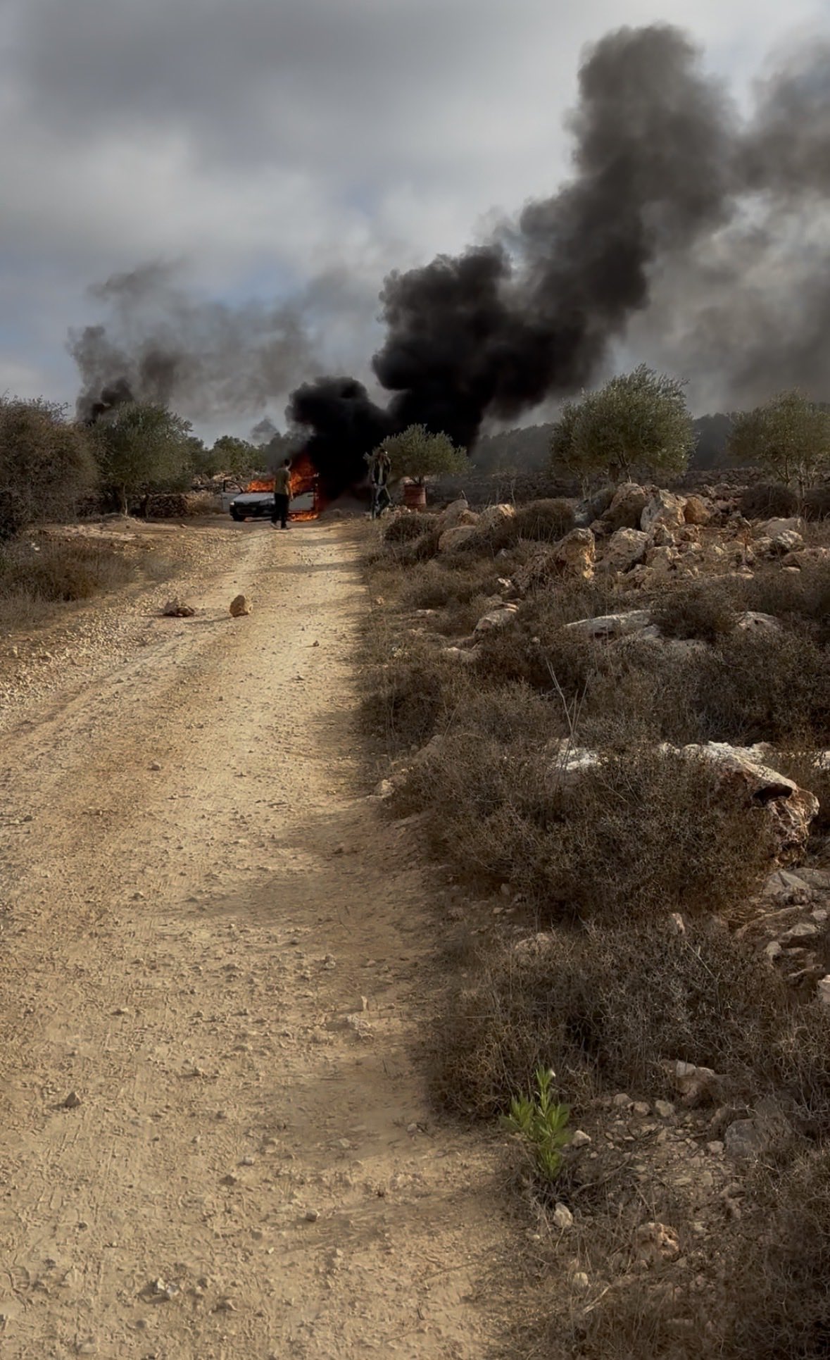 Image for the event titled: Settler set fire to reisdent vehicles