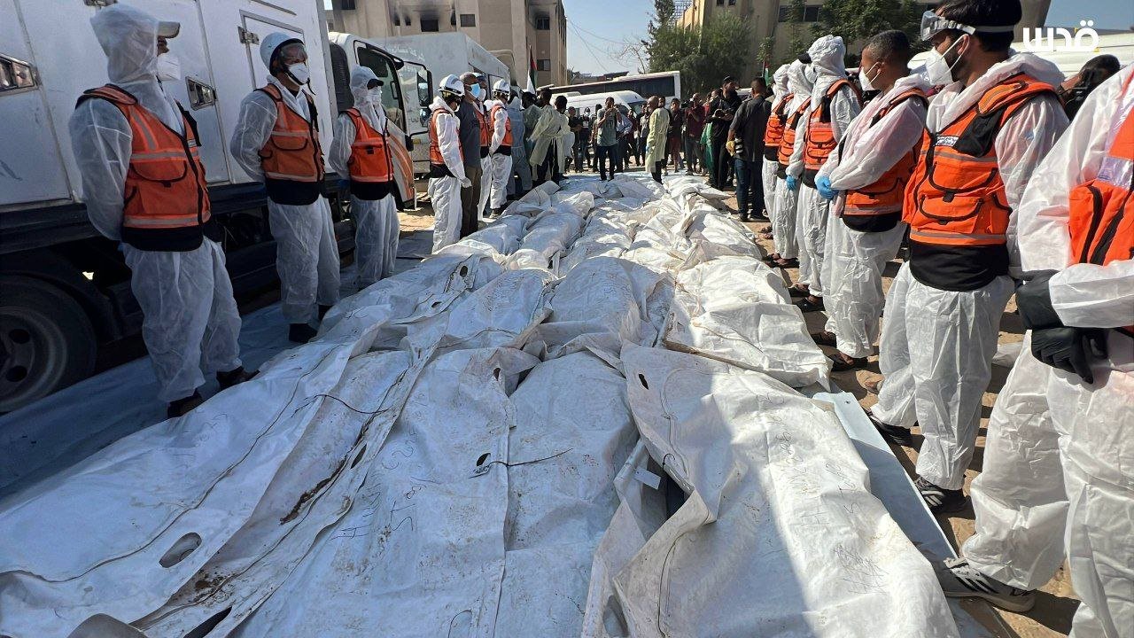 Image for the event titled: Funeral of 54 unidentified Palestinians -  October 22, 2025