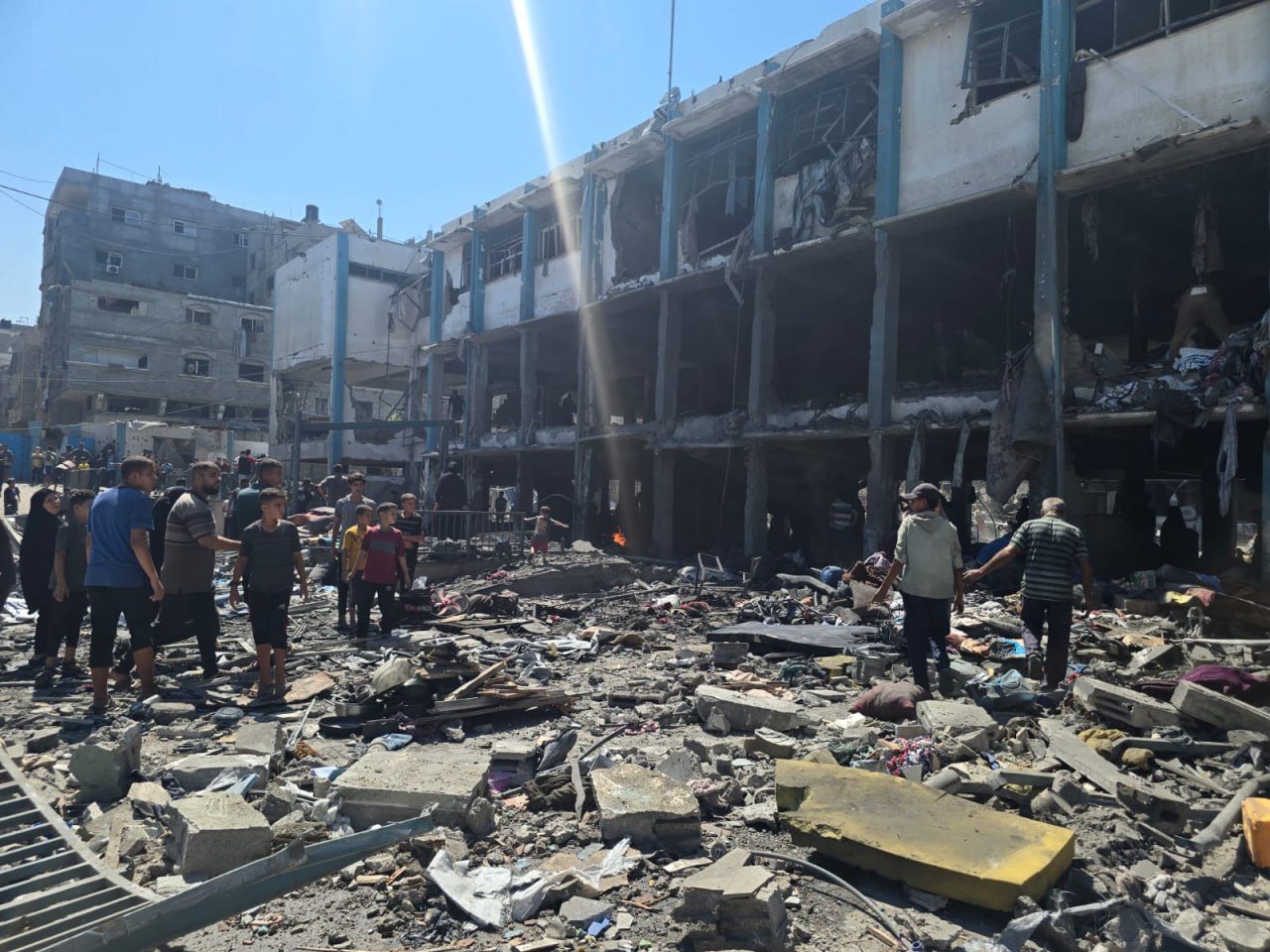 Image for the event titled: Sep 12 bombing destroys Abu Asi school