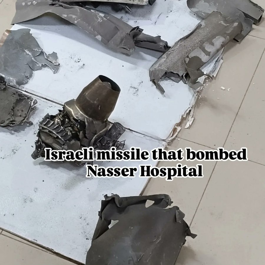 Image for the event titled: Fragments of unidentified ordnance used to strike the hospital