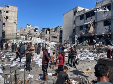 Image for the event titled: Sep 12 bombing destroys Abu Asi school