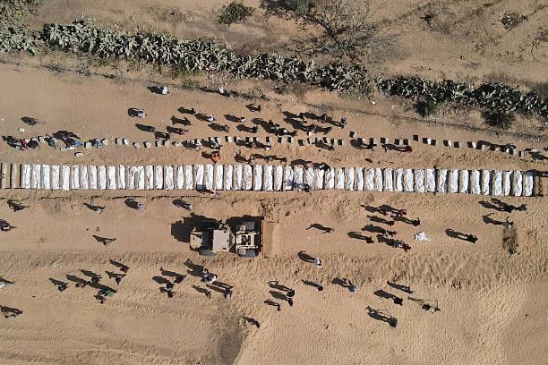 Image for the event titled: Mass Grave of 54 unidentified Palestinians - Deir Al-Balah October 22, 2025