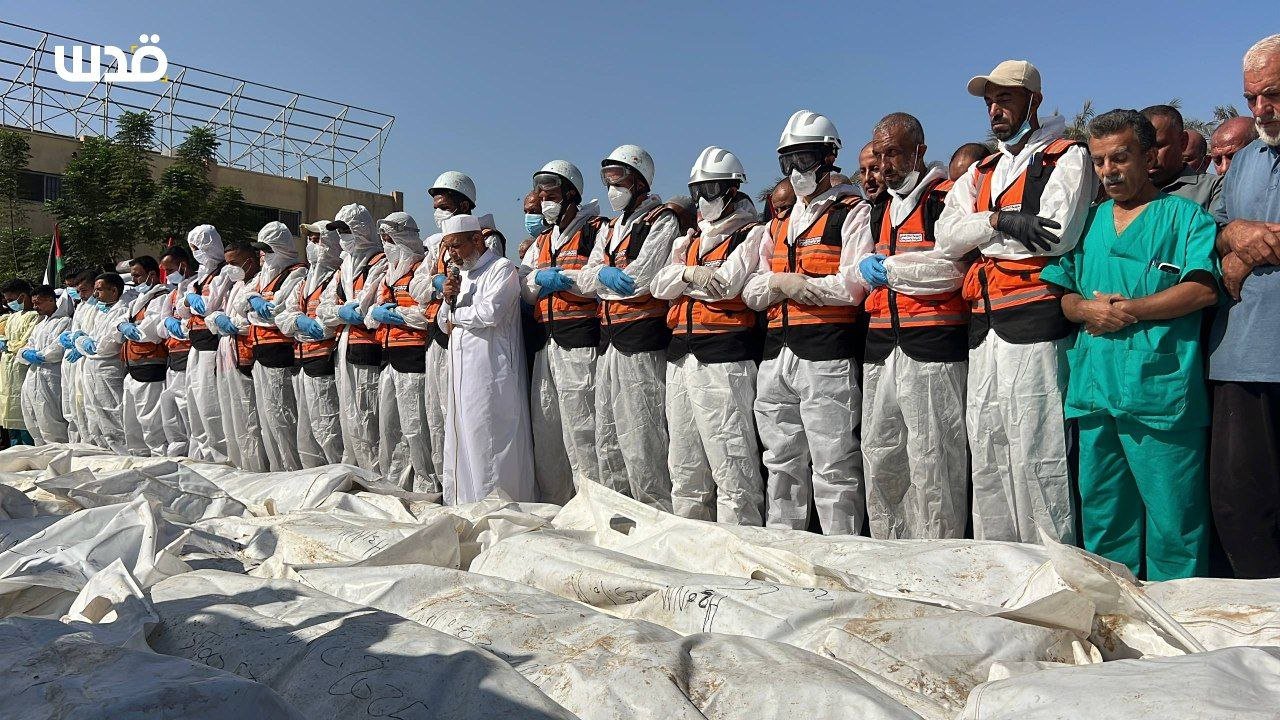 Image for the event titled: Funeral of 54 unidentified Palestinians - October 22, 2025
