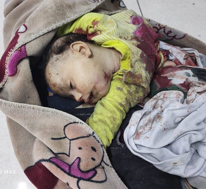 Image for the event titled: Oct 1: Israeli strike on Al-Rashid Street kills baby Razan Asaliya (5 months old) along with her brother and mother