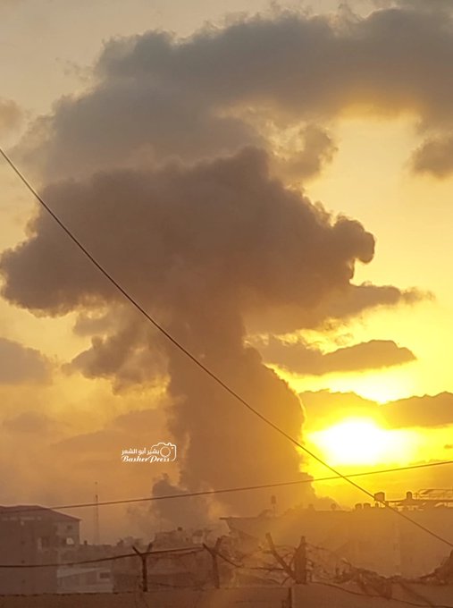 Image for the event titled: Sep 26: smoke from detonation of 3 APCs in Sabra neighborhood
