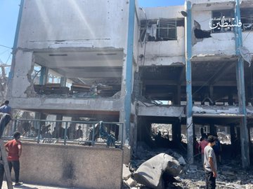 Image for the event titled: Sep 12 bombing destroys Abu Asi school