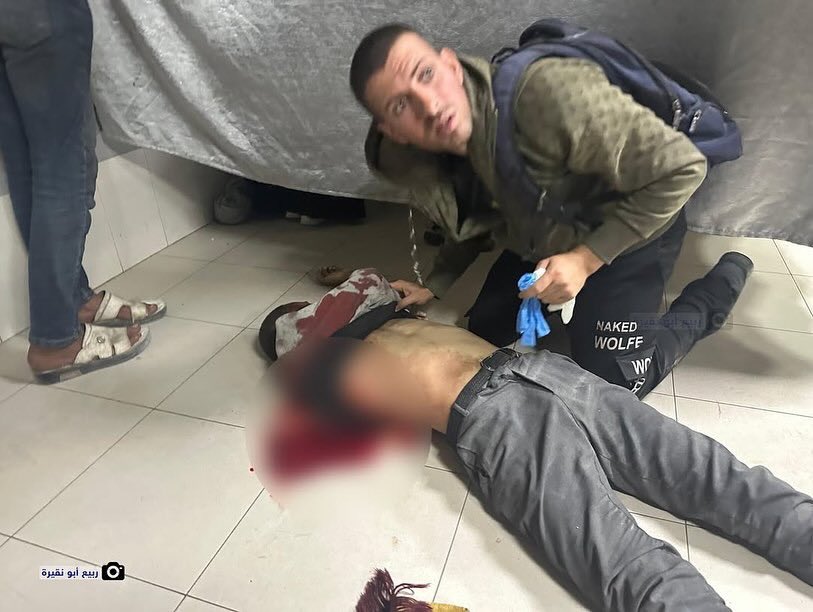 Image for the event titled: June 17: Tahlia massacre victims at Nasser hospital