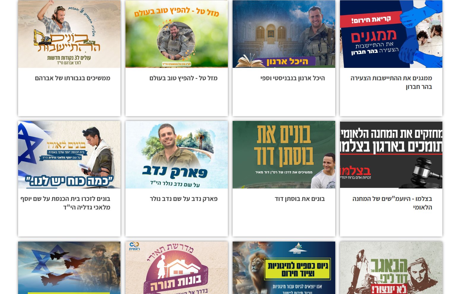 Image for the event titled: Fundraiser platform, Givechak, hosts mostly fund related to West Bank settlements or IDF terrorists