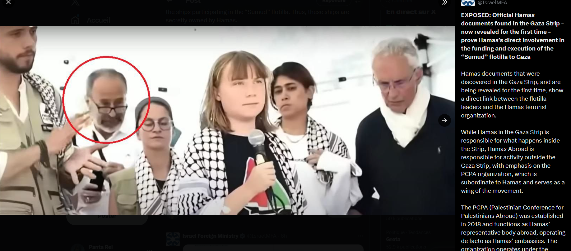 Image for the event titled: IDF Incitement against Greta Thunberg and Global Sumud Flotilla