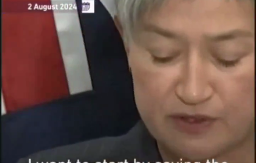 Thumbnail preview image for the video titled: Australian Foreign Minister, Penny Wong, demand justice for Zomi Frankcom, WCK aid worker massacred by the IDF