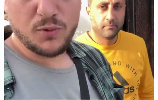 Thumbnail preview image for the video titled: Settler militias attacked Khirbet al-Marajem and tried to kidnap two children