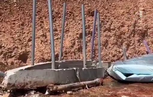 Thumbnail preview image for the video titled: The effects of the brutal Israeli demolition of a water basin that feeds fields extending over hundreds of dunams in the Safah Tayasir