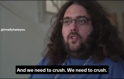 Thumbnail preview image for the video titled: Israeli rapper Itay Lukach inciting against Gaa civilians