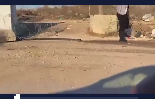 Thumbnail preview image for the video titled: Israeli forces detain Ramallah and Al-Bireh Governor Laila Ghannam at the Atara military checkpoint
