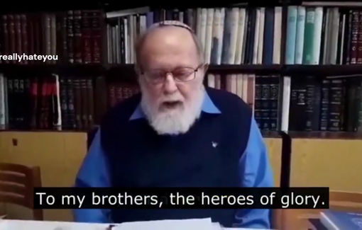 Thumbnail preview image for the video titled: Rabbi Eli Sadan, founder of the Bnei David pre-military preparatory program, invites everyone to a "victory ralley" in Jerusalem, saying "there will be no more Gazans in Gaza"