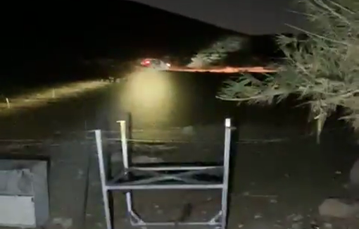 Thumbnail preview image for the video titled: The settler-thugs returned to their harassment in Mukhmas, Al-Sidra, two days after the latest pogrom