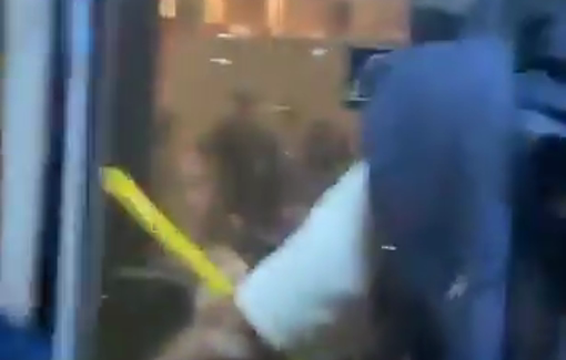 Thumbnail preview image for the video titled: Bus drivers were subjected to a lynch-style mob attack in Jerusalem simply because they are Arabs.
