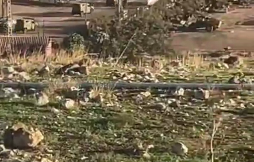 Thumbnail preview image for the video titled: Additional Israeli military reinforcements have been heading toward the city of Tubas