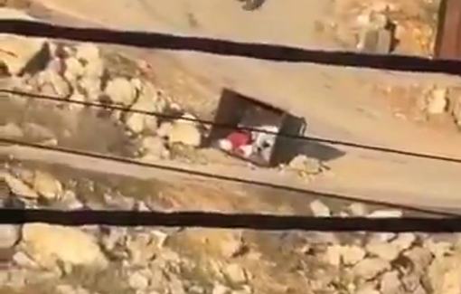 Thumbnail preview image for the video titled: Israeli army kidnapped a Palestinian woman and her daughte in Tubas during "Operation five stones"