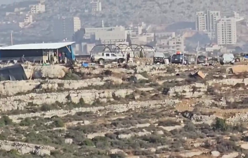Thumbnail preview image for the video titled: Israeli settlers razed Palestinian lands in the Attara town in northern Ramallah