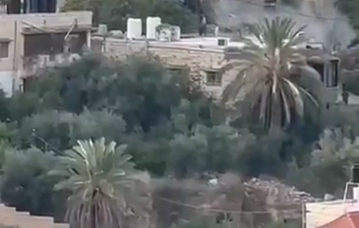 Thumbnail preview image for the video titled: Israeli forces carry out demolition operations impacting 24 houses and a building in Jenin refugee camp