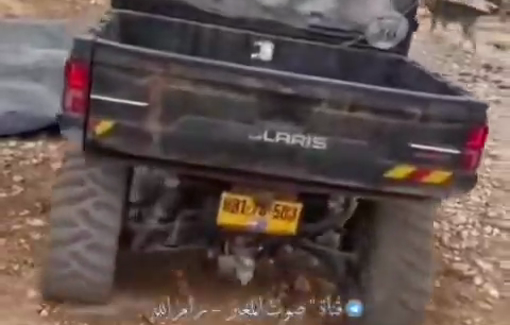 Thumbnail preview image for the video titled: Settlers teens provoke and attack residents in the Al-Khalayel community in the village of Al-Mughayyir