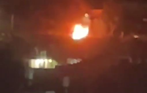 Thumbnail preview image for the video titled: Israeli forces fired on a Palestinian vehicle between Awarta and Einabus killing one and injured several other