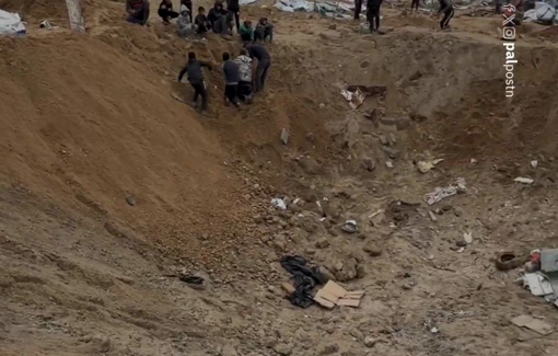 Thumbnail preview image for the video titled: Aftermath of the Israeli airstrike in the camp for displaced people, Northwest Gaza City