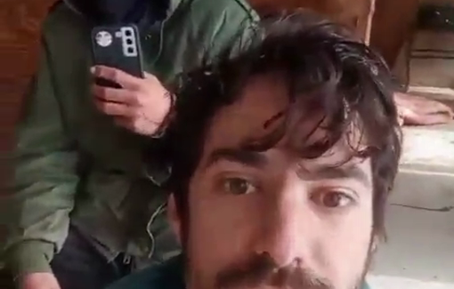 Thumbnail preview image for the video titled: Settlers are attacking Palestinian water tankers in Ras Ein al-Auja