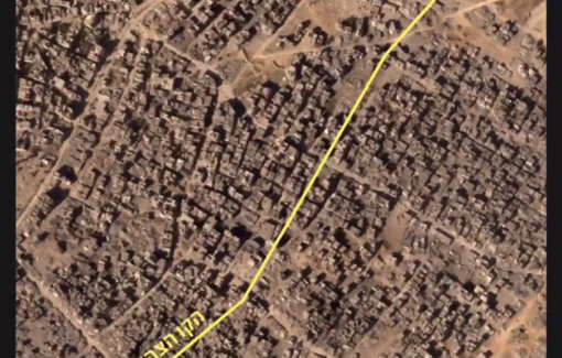 Thumbnail preview image for the video titled: The Shuja'iyya neighborhood devastated during the ceasfire with the agreement of Minister of defense Katz