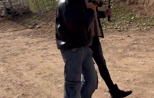 Thumbnail preview image for the video titled: Israeli far-right blogger Roy Star invaded the activist house in Ras al-Auja