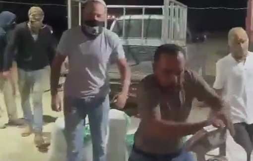 Thumbnail preview image for the video titled: Pogrom on farm in Khirbet Shkara, South Hebron Hills