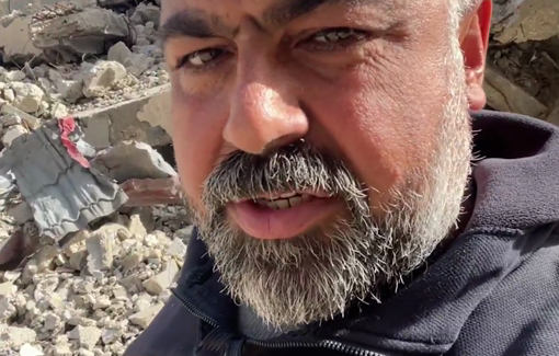 Thumbnail preview image for the video titled: Since the morning, Israeli forces have targeted 17 places, killed 28 people, wounded at least 35 and 10 people are still missing under rubble