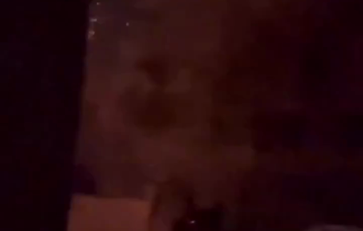 Thumbnail preview image for the video titled: Israel air striked a three-story house in the city of Khan Younis, causing significant damage to a large number of nearby residents’ homes