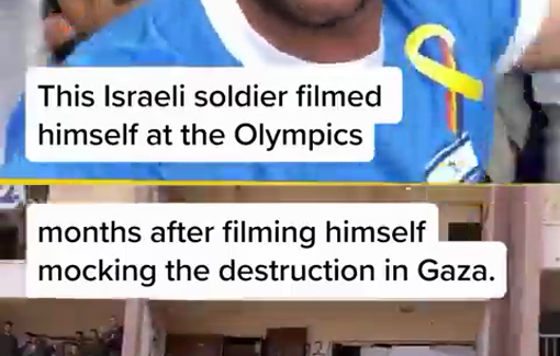 Thumbnail preview image for the video titled: Guy Hochman and French-Israeli IDF have participated to the genocide before going to Olympic Games
