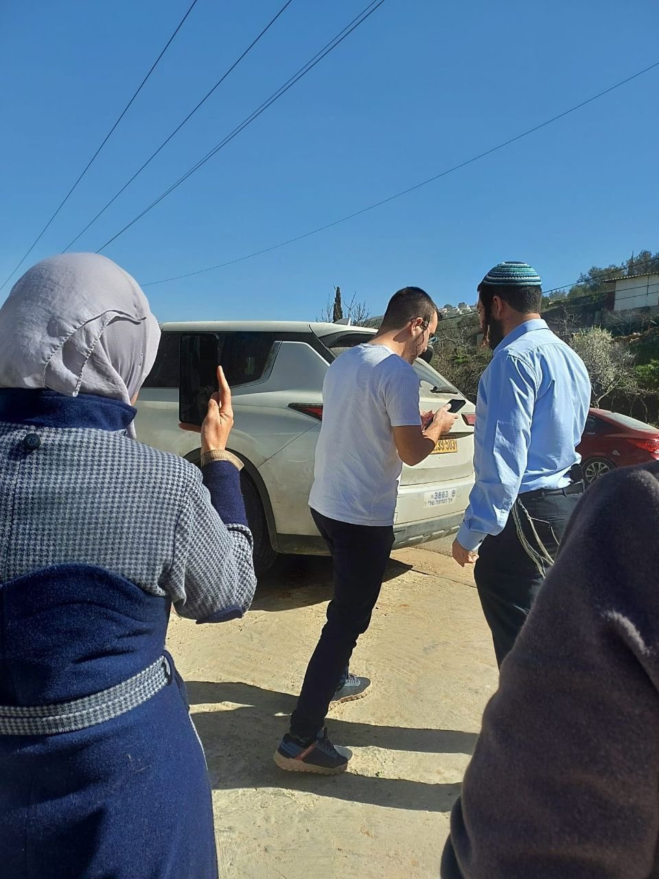 Thumbnail preview image for the video titled: MK Zvi Sukkot stormed al-Lubban Girls Secondary School, threatening students’ and staff’s safety