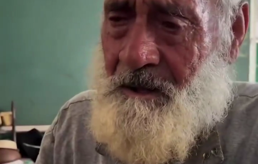 Thumbnail preview image for the video titled: The Israeli army killed 70 members of this elderly man's family