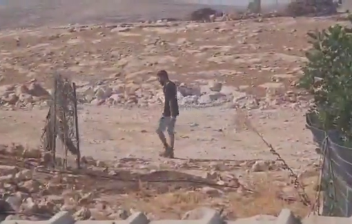 Thumbnail preview image for the video titled: Israeli courts released Yinon Levi, murderer of Awdah Hathaleen, now back expanding the nearby illegal settlement.