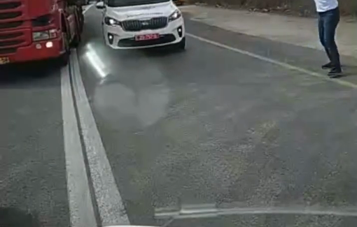 Thumbnail preview image for the video titled: Israeli army firing at a funeral procession of the 3 martyrs of Qusra, spreading terror and killing 2