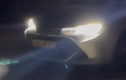 Thumbnail preview image for the video titled: In Umm al-Kheir, settlers played Purim holiday songs, and shouted “Death to Arabs.”