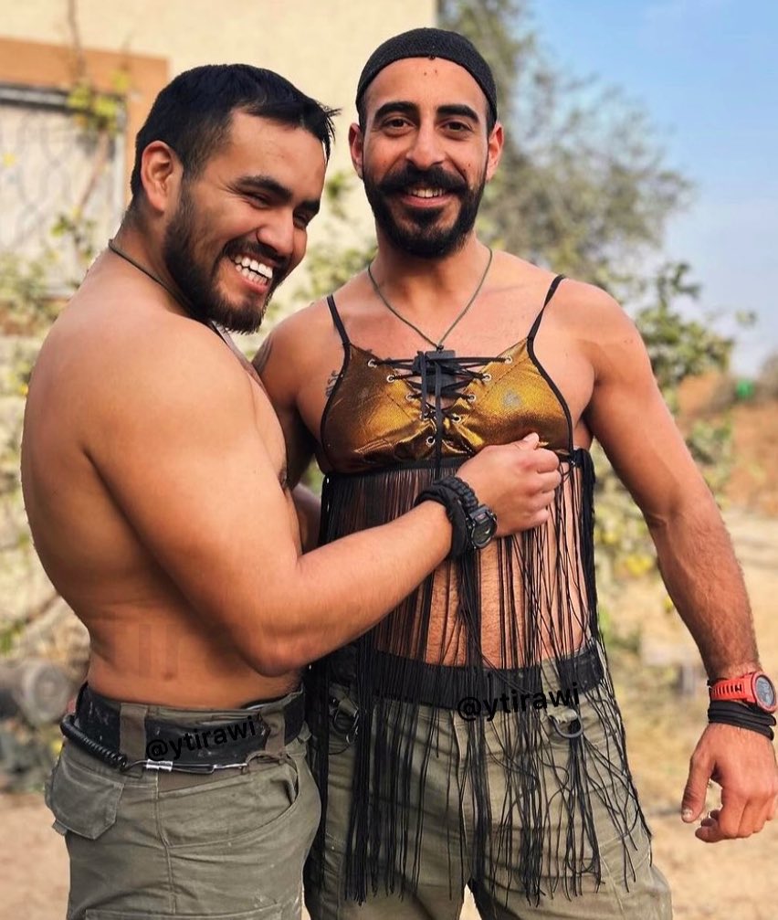 Thumbnail preview image for the video titled: Officers of the Golani Brigade displaying lingerie belonging to Palestinian women in Gaza City