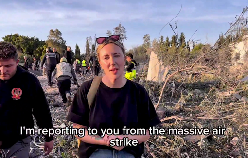 Thumbnail preview image for the video titled: Israeli airstrike in Tyre on a residential building leaves nine people dead, including a pregnant woman