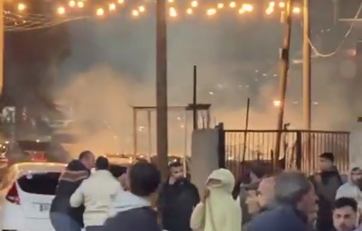 Thumbnail preview image for the video titled: The forces fired tear gas grenades during a raid on the village of Abu Falah, leading to the death of one resident