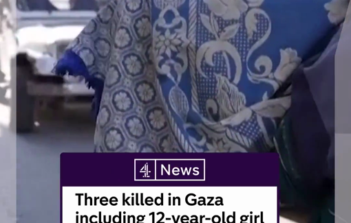 Thumbnail preview image for the video titled: Funeral for a 12-year-old girl and two women, including a journalist, killend by Israeli shelling on her tents