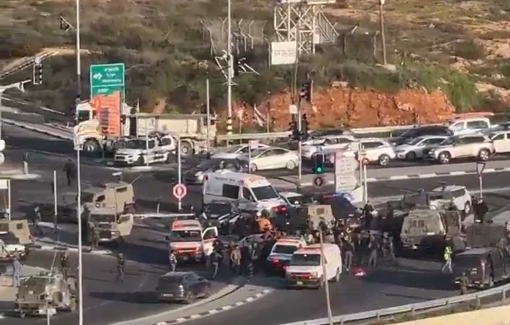 Thumbnail preview image for the video titled: Two Palestinian youths were killed by Israeli occupation gunfire near Za'tara military checkpoint